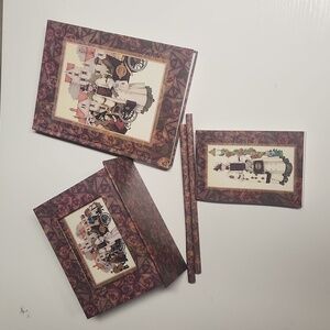 Avon President Club Award 5 Piece Desk Set